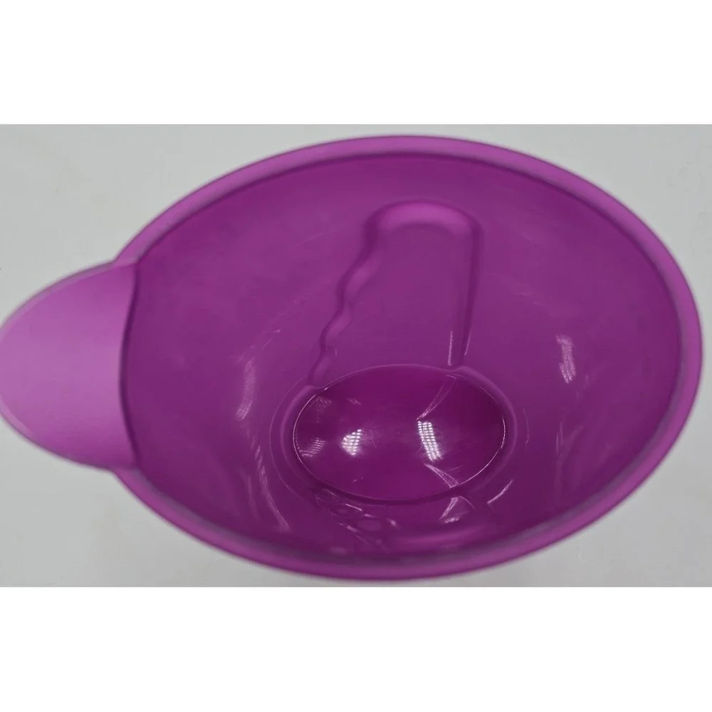 Vtg Tupperware Impressions Pitcher Purple Flip Lid Retro Kitchen Decor MCM 1L